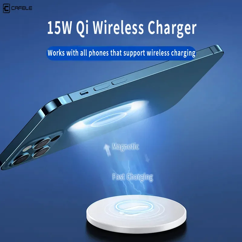 15W Qi Magnetic Wireless Charger for iPhone 12 13 11 Pro Max Xs Apple Charging Station Fast Pad Samsung S10 Xiaomi |