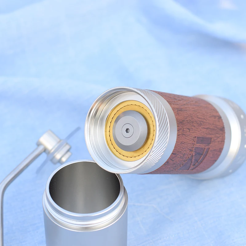 Goedkoop 1zpresso K pro koffiemolen Draagbare handleiding koffiemolen 304 rvs burr verstelbare 40mmTitanium plated braam