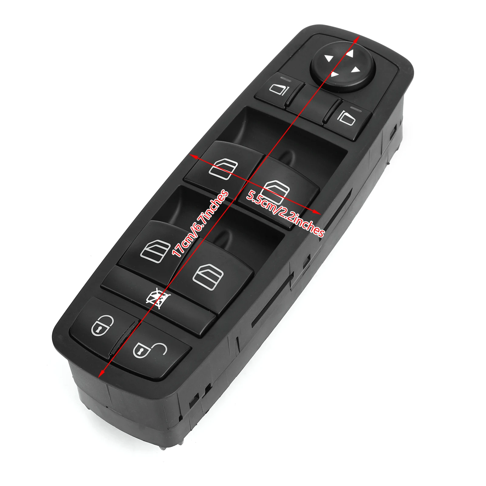 Areyoutshop Электрический переключатель стеклоподъемника для Benz A B класс W169 W245 A1698206610 03728260 переключатель окна авто запчасти