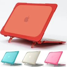 Полный защитный ПВХ чехол для Macbook Air 13 A1932 чехол для ноутбука противоударный держатель Подставка для Mac book Air 13 чехол
