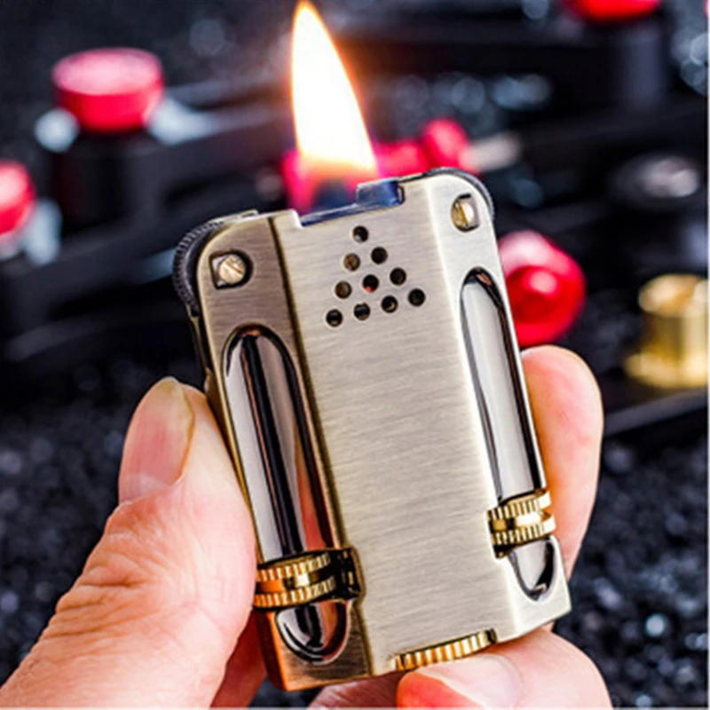 

Zorro Classic Flint Retro Grinding wheel Lighter Petrol Copper Kerosene Lighter Free Fire Torch Oil Windproof Gasoline Lighter