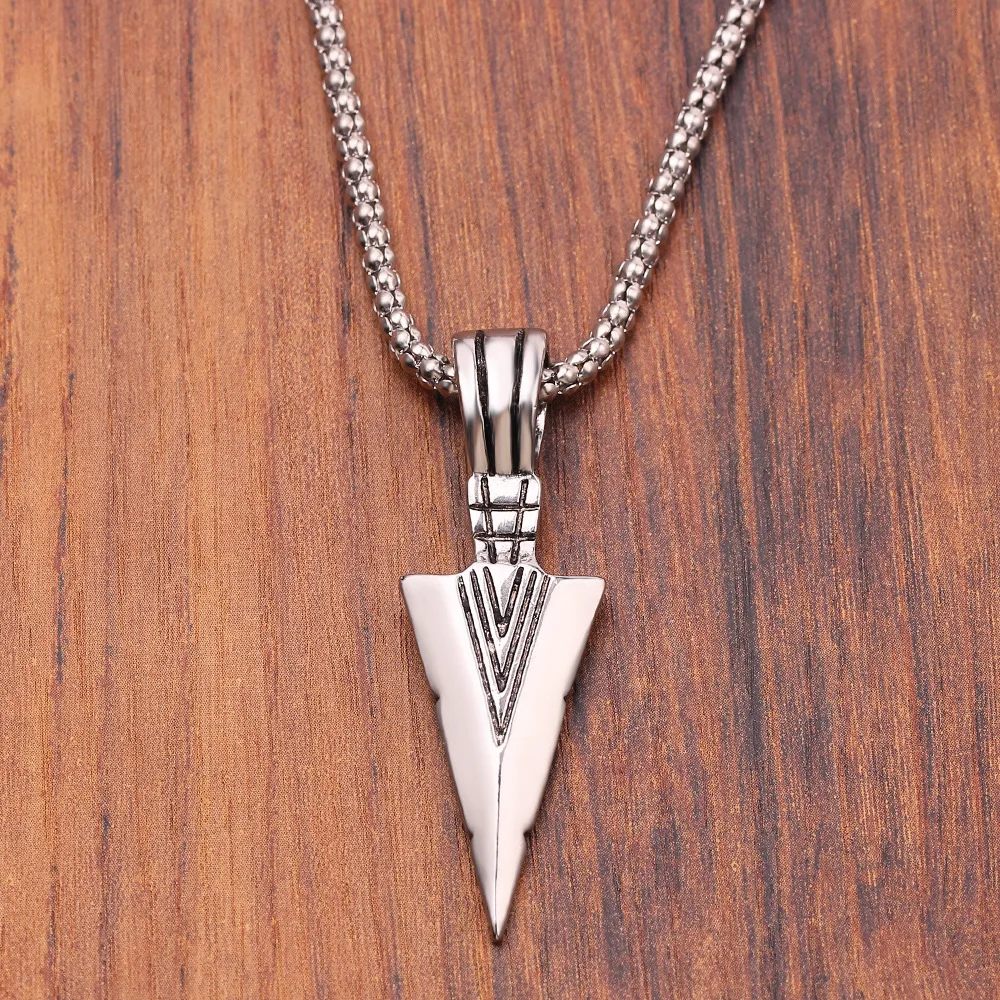 2021 Fashion New Black Rectangle Pendant Necklace Men Trendy Simple Stainless Steel Chain Men Necklace Jewelry Gift