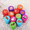 12Pcs/Box Children Toy Rubber Stamps Cartoon Fruits Kid Seal Diy Scrapbook Photo Album Decor Stamper High Quality Simple 1