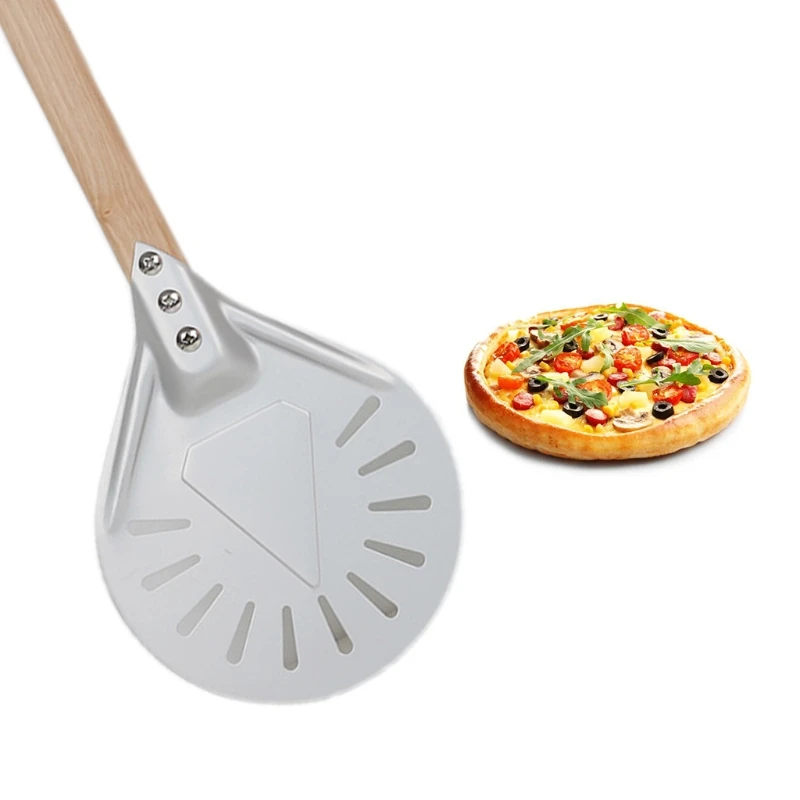 Pizza Turning Peel for Baking Kitchen Tool High Quality Material Non-slip Durablefor Homemade Pizza Oven Accessories images - 6