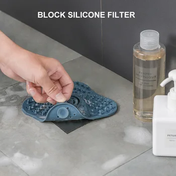 

Bathroom Drain Water Plug Stopper Rubber Circle Silicone Sink Strainer Filter Stopper Floor Drain Hair Kitchen Tool