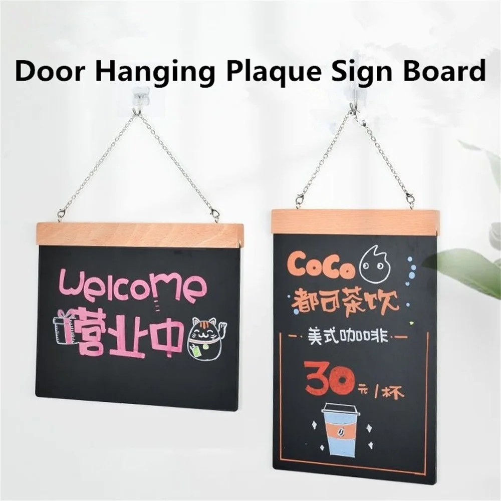 A4 Wooden Diy Board Hanging Door Sign Plaque Wall Decorations Home Yard Business Shop Cafe And Restaurant Front Sign woodworking milling cutter classical ogee bit tungsten carbide blades double r line knife cabinet door wooden board tenon joint