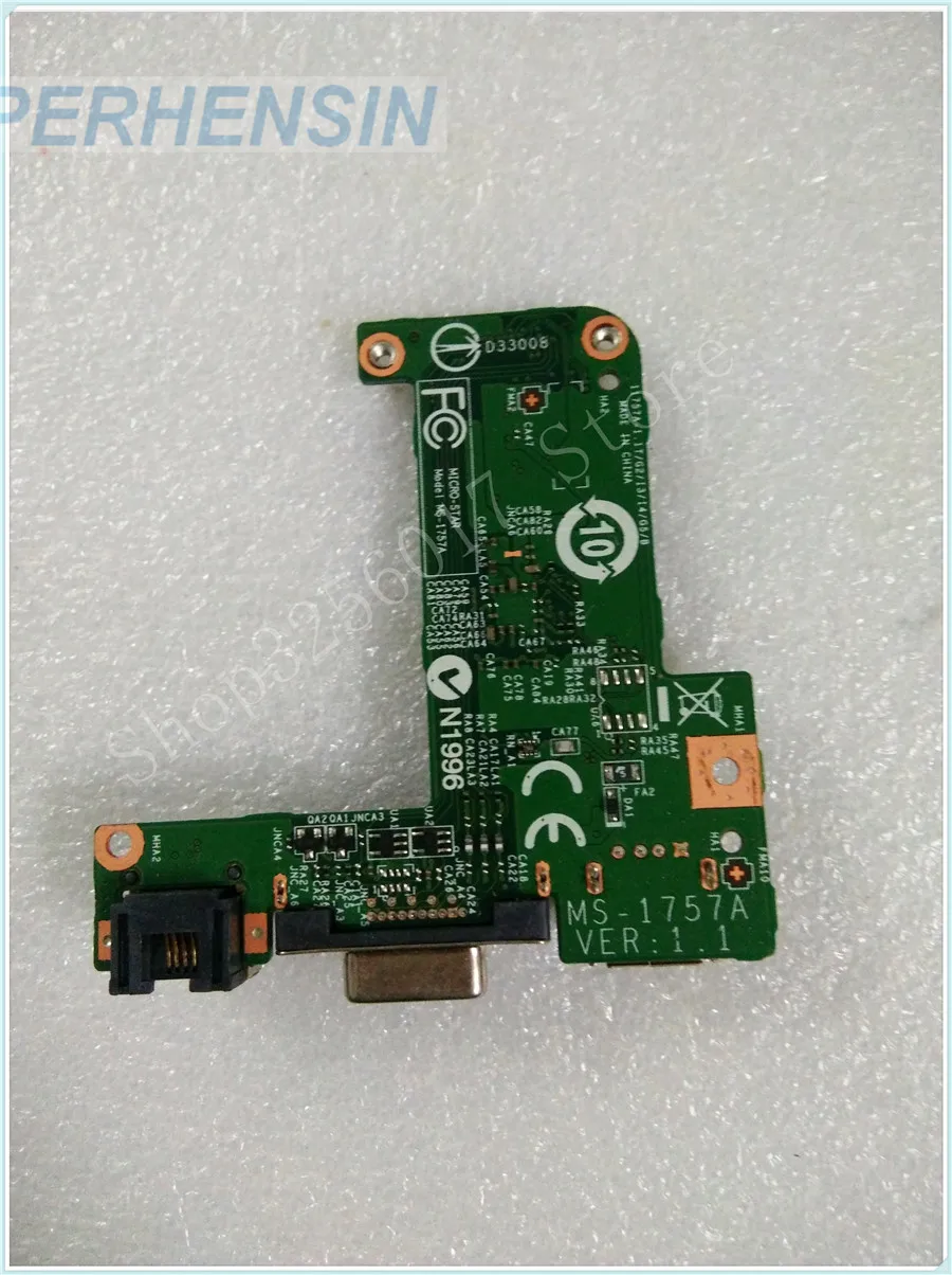 

Original Genuine Laptop FOR MSI FOR GE70 MS-17571 MS-1757 VGA USB WLAN BOARD MS-1757A