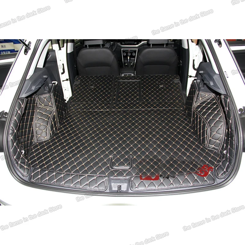 Кожаный коврик для багажника автомобиля подкладка груза Volkswagen T-roc 2017 2018 2019 2020