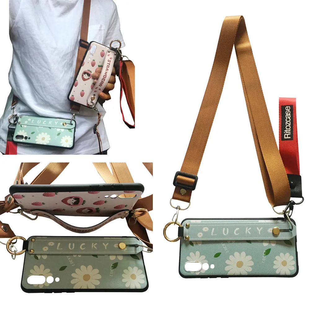 

strap silicone case for huawei honor 9 10 20 lite 10i 20i 8X 9X 20 V20 play P Smart 2019 plus Y7 prime pro Y9 2018 2019 case cov