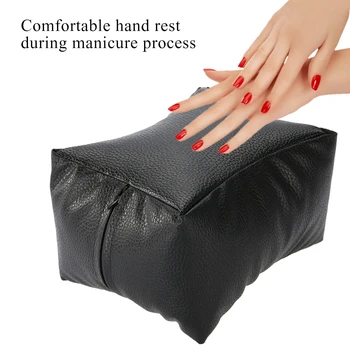 

Soft PU Nail Art Hand Rest Pillow Arm Rest Salon Manicure Washable Hand Rest Cushion Pillow Professional Nail Art Products