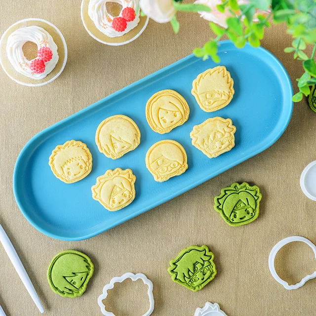 Naruto Rajzfilm Keksz Penész Anime 3D Sajtó Cookie Barkács Háztartási Sütő Szerszám Születésnapi Karácsonyi Parti Főzési Kellékek - Image 4