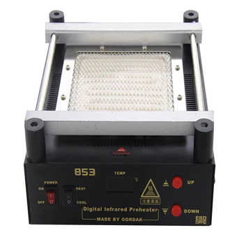

Gordak 853 220V Preheat Station BGA Rework Station Digital Infrarred Preheater For Preheat PCB Desoldering IR Preheating Station