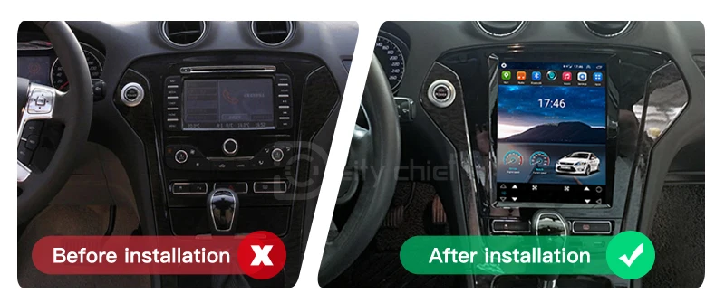 Android плеер для Ford Mondeo 2011 2013 лет вертикальный Большой экран GPS Мультимедийная