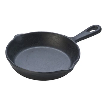 

Cast Iron Skillet. Small Pre-Seasoned Skillet for Stovetop, Oven, or Camp Cooking
