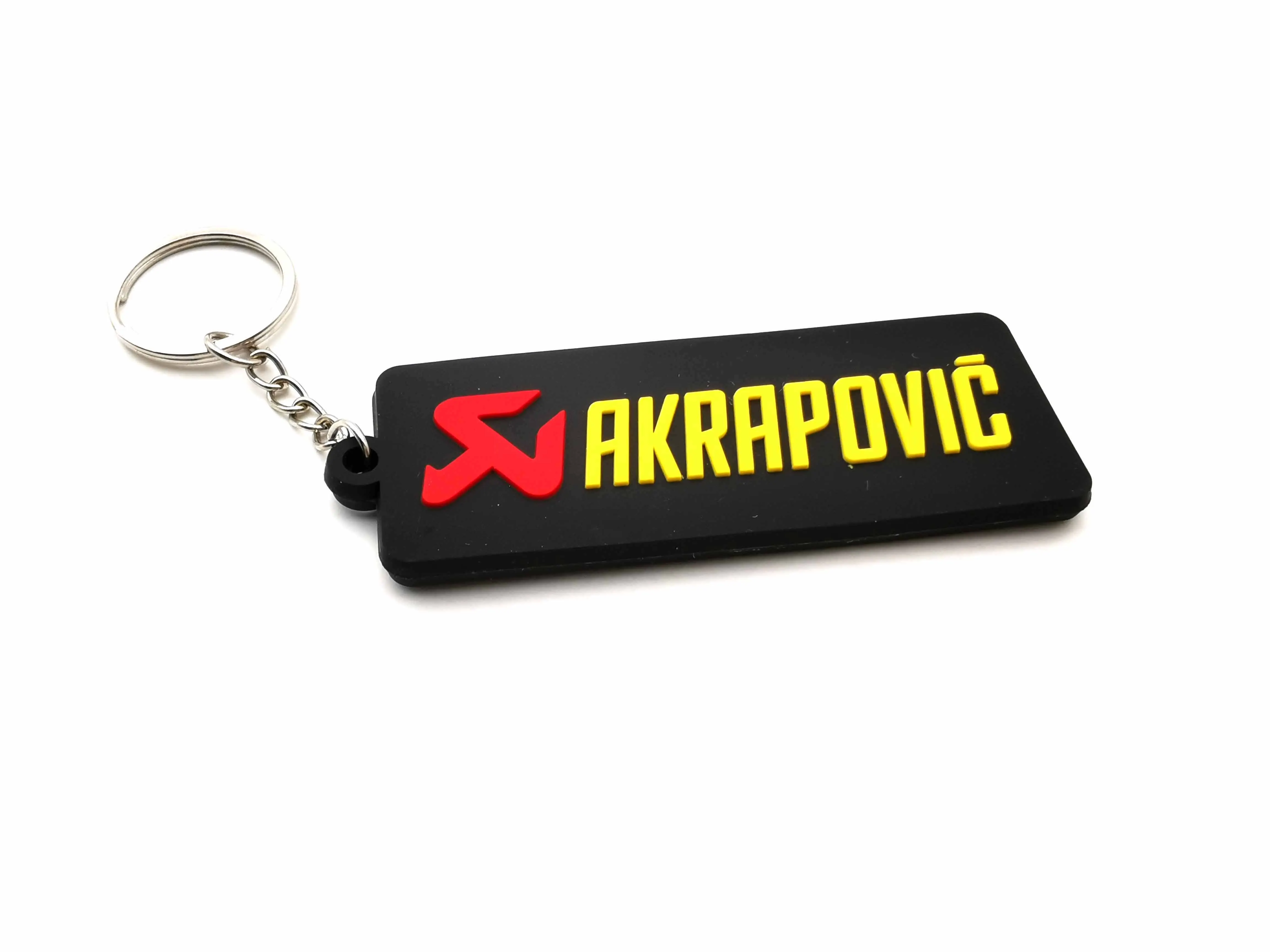 Брелок в виде мотоцикла, крутой персональный брелок для ключей Akrapovic - Название цвета: Yellow