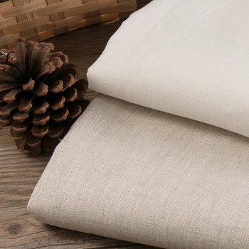 

Good Quality Designer Fabric French 100% Linen Fabric 200g Primary Color For Sewing Suit And Pants W300207