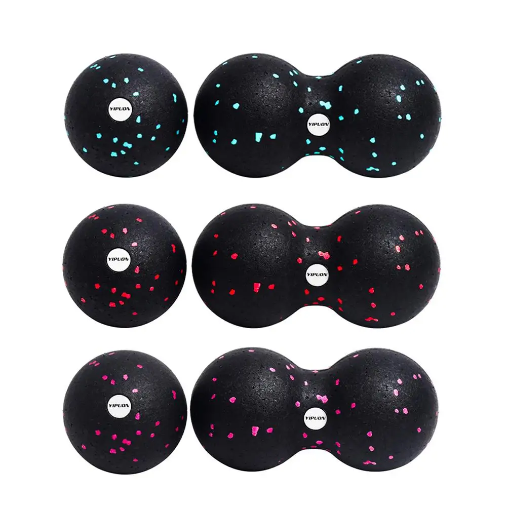 Peanut Ball Fascia Ball Set Training Deep Tissue Massage Kit for Myofascial Trigger Point Release Lacrosse Muscle Roll