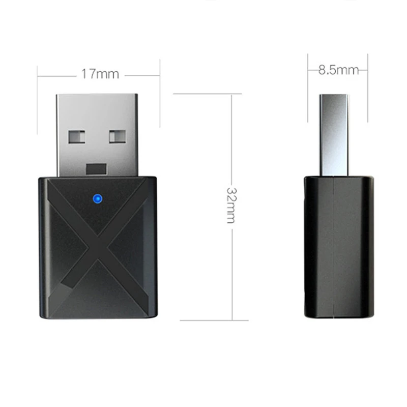 Аудио приемник передатчик Bluetooth 5,0 мини стерео Bluetooth AUX RCA USB 3,5 мм разъем для ТВ ПК автомобильный комплект беспроводной адаптер