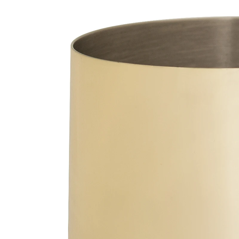 Stainless steel and gold plated coffee mugs large travel cup tumbler