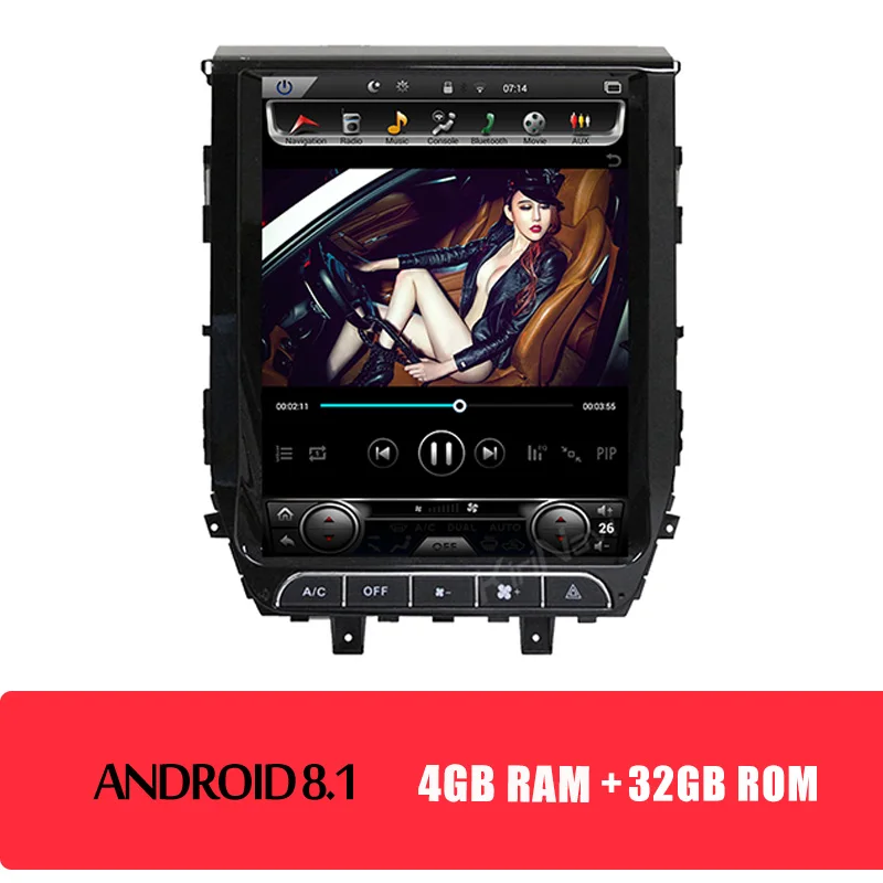 android car radio KiriNavi Android 8,1 автомобильный Радио dvd-плеер для Toyota Land Cruiser LC200 Автомобильный gps мультимедийный видео плеер- навигация 4g - Цвет: android car radio