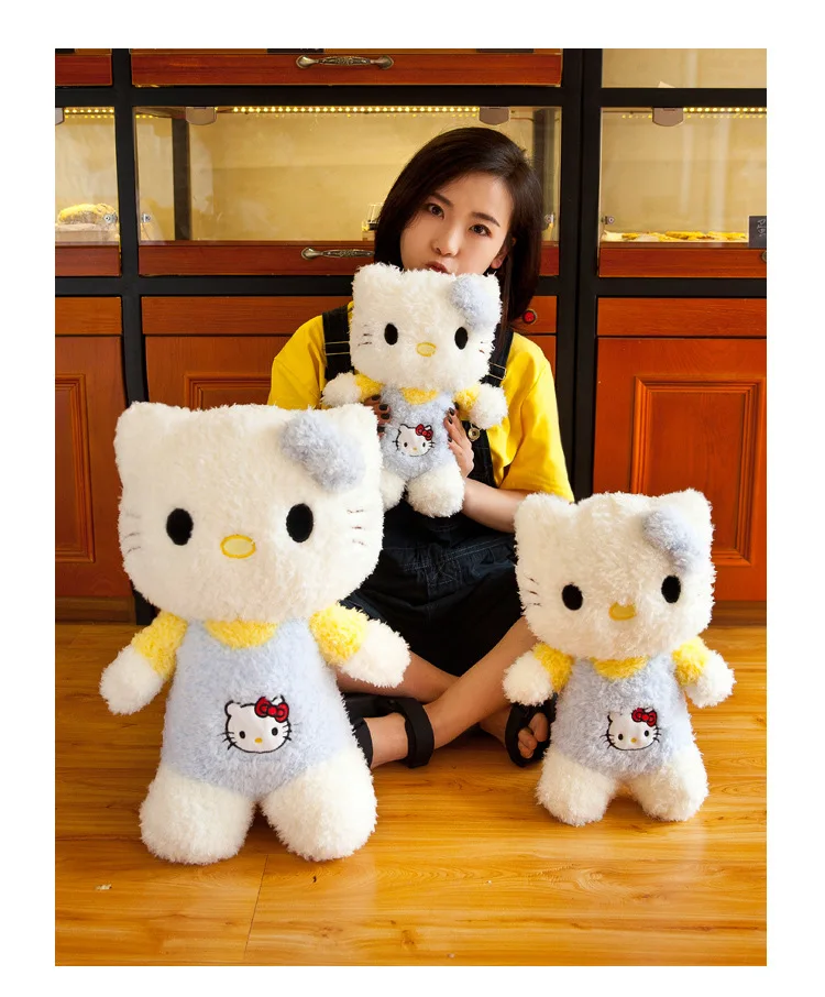 Стиль Милая станция версия KT Cat плюшевые игрушки di qiu бархат hello kitty подушка детский подарок на день рождения