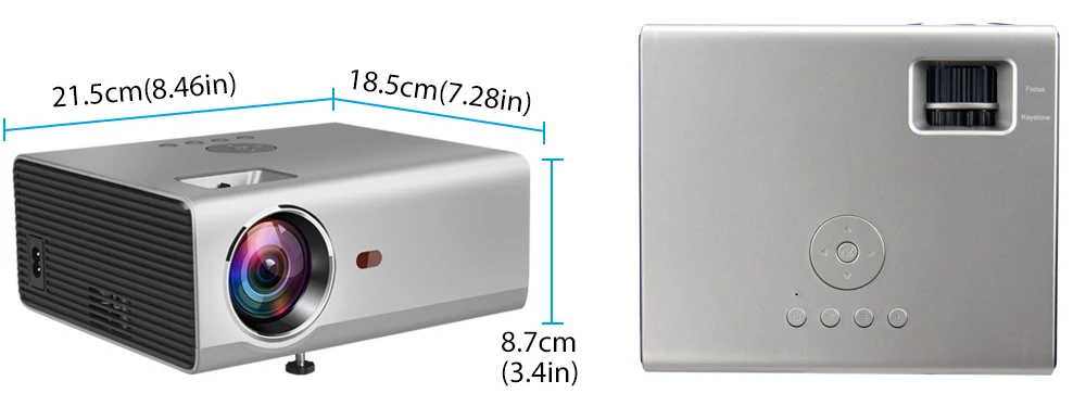 RD825 мини-проектор NIC 1280x720 P светодиодный проектор WiFi Android 6,0 3D проектор Поддержка HD 1080P портативный домашний кинотеатр