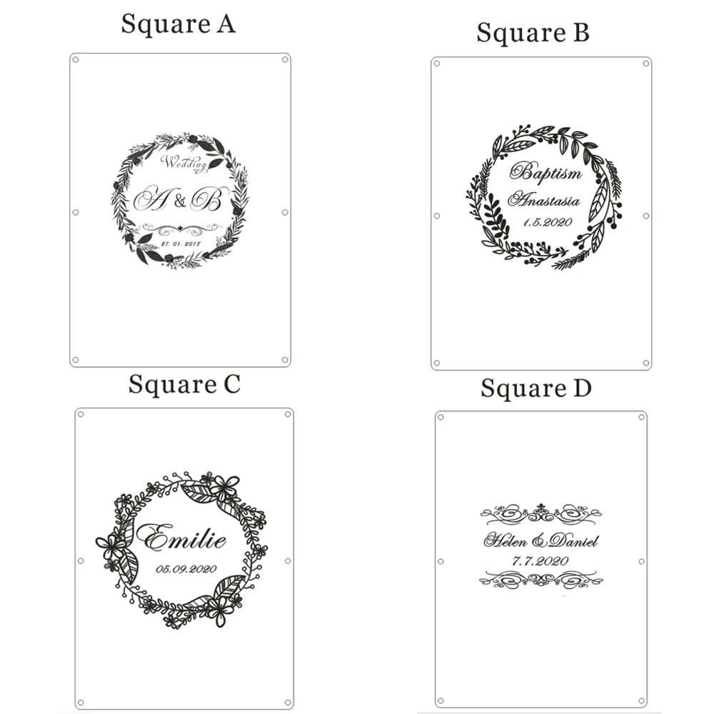 Personalised Wedding Guest Book Rustic Wedding Gift Custom Baptism Droptop Box Wedding Decoration Alternative Heart GuestBook (7)