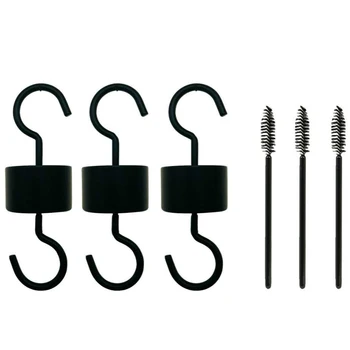 

6 Pack Bird Feeders Accessory Hooks, 3 Hooks with 3 Bird Feeder Brushes