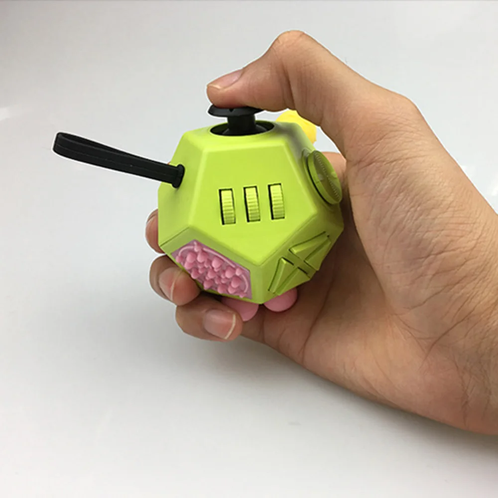 12 Sides Fidget Spinner For Anti Stress Autism ADHD Anxiety Magic Dice Relieve Boredom Antistrss Hand Finger Cube Toy BC0285 (1)