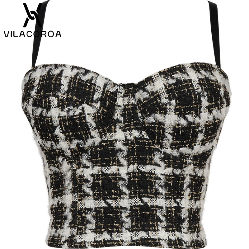 

Corset Spaghetti Strap Tube Top Women Camis Bodycon Sexy Lattice Splice Crop Top High Waist Street Nightclub Female Top Vest