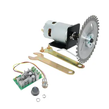 

CHANCS 12V/24V 10000RPM/20000RPM 775 Electric Motor Table Saw Kit With PWM Speed Controller Regulator Module Board
