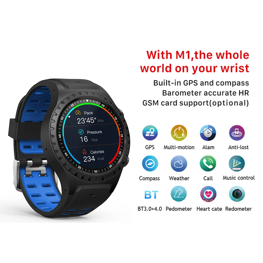 Умные часы с поддержкой SIM и Bluetooth, с функцией телефонного звонка, с gps компасом, умные часы для мужчин и женщин, IP67, водонепроницаемые часы с монитором сердечного ритма