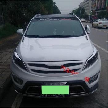 

Use For Kia Sportage R Racing Grills 2015--2016 Year Carbon Fibre Refitt Front Center Racing Grill Cover Accessorie Body Kit