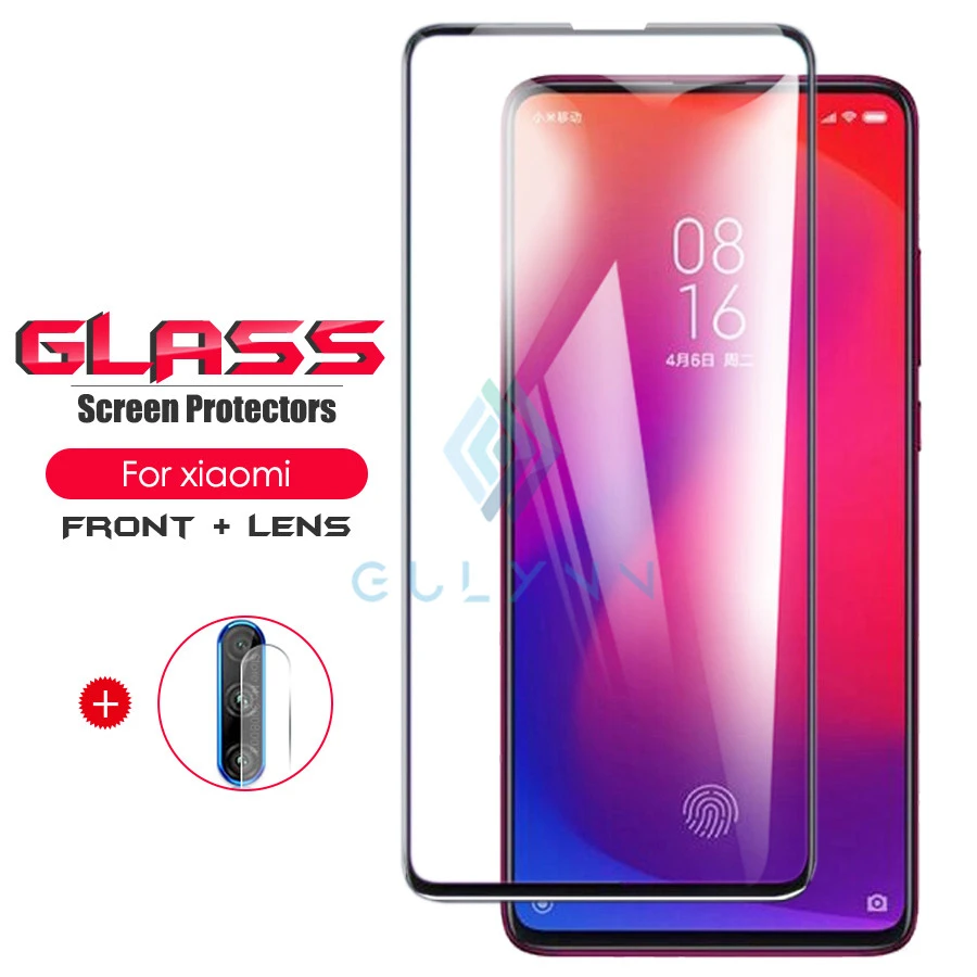 

Protective Glass For Xiaomi Redmi Note 8T K30 K20 Note7 7Pro 8 Pro Full Cover Note8T Not 8 T Film Safety Camera Glass Protector