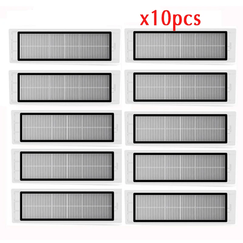 10-filter Mopping Cloth Hepa filter Side Brush Roll Brush Suitable for Xiaomi Roborock Robot S50 S51 Vacuum Cleaner Spare Parts Kits - Цвет: 10-filter