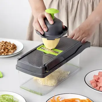 

Manual Kitchen Vegetable Fruit Cutter Slicer Carrot Potato Peeler Cheese Grater