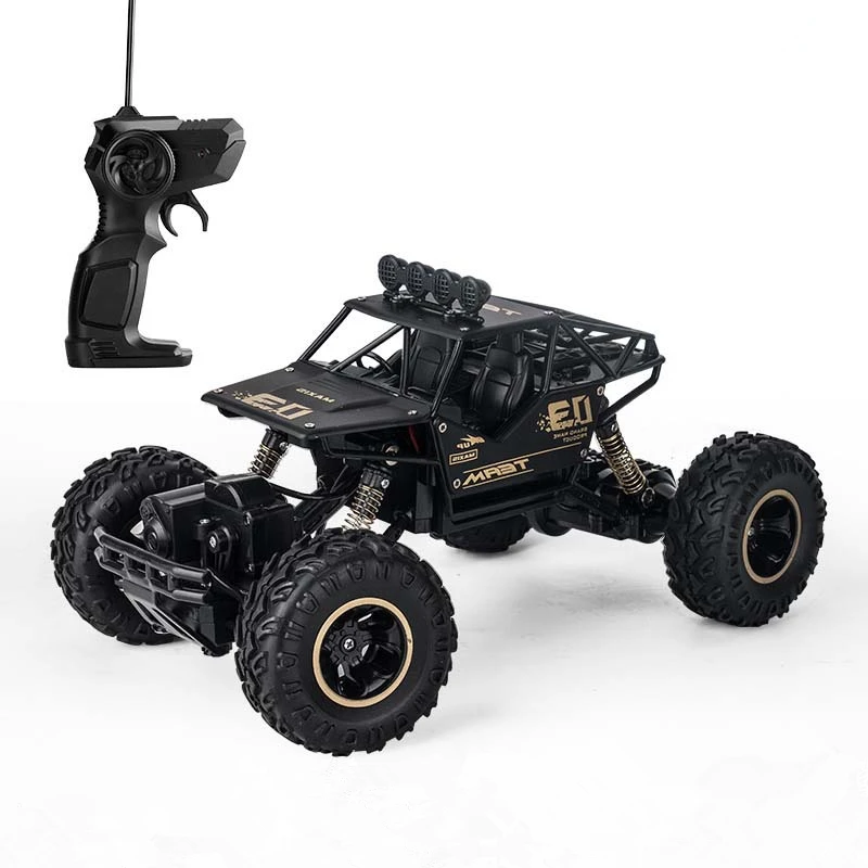 1/16 автомобиль с дистанционным управлением 4WD 4x4 модель внедорожника игрушка колеса питания для детей двойные двигатели музыкальные огни игрушки