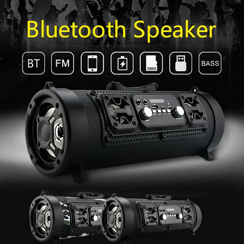 

Bluetooth 4.2 Portable Bluetooth Wireless Speaker 15w Super Bass With 1500 MAh For 8-Hour Playtime With LED Screen