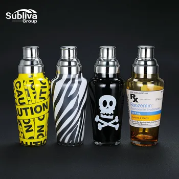 

1 Piece 1L Mix Master Glass Cocktail Shaker 304 Stainless Steel Bar And Glass Shaker Bar Tools