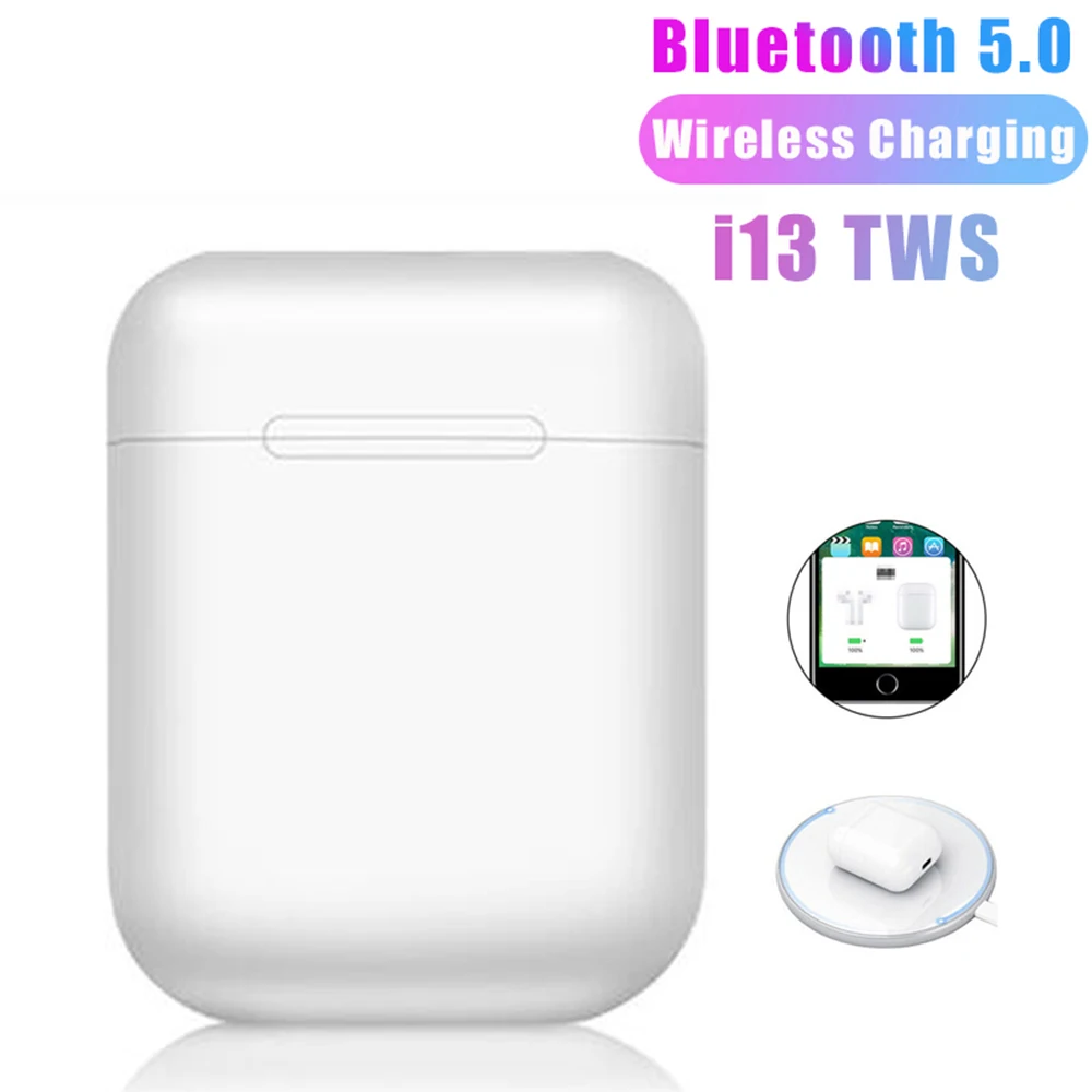 I13 TWS беспроводные наушники Bluetooth гарнитуры наушники Сенсорное управление для всех смартфонов PK i10 i11 i12 i14 i20 TWS