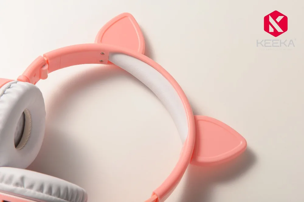 Cute Cat Ears Wireless Bluetooth Headset for Girl Kids Headphone with Mic PC Mobile Phone Music Gamer MP3 Cartoon Earphone Gato (5)