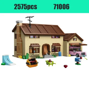 

2575pcs lepinblock THE Simpsons Series 71006 Models Building Toy Simpsons House 16005 Building Blocks Toys & Hobbies