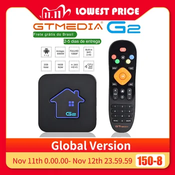 

Brazilian Warehouse GTMEDIA G2 TV Box server 4K HDR Android 7.1 Ultra HD 2G 16G WIFI Google Cast Netflix TV BOX PK HTV 5