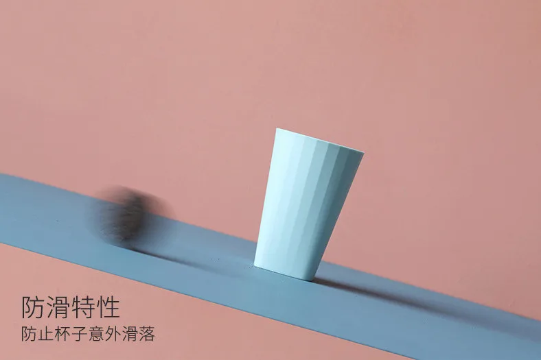 Square Two-color Mouthwash Cup Nordic Wash Cup Household Simple Toothbrush Cup Couple 88g Bathroom Tumblers