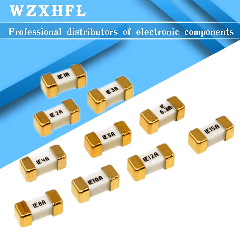 10 шт. Gold foot 1808 125 В 0451 SMD быстрый предохранитель 1 А 2 3 4 а 5 6 7 8 Ультра-быстрые