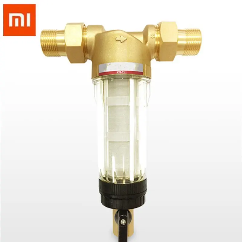  Xiaomi Eco-chain Chanex Water Filter Original Pure Brass Pre-flow Machine Reusable Sediment Water F