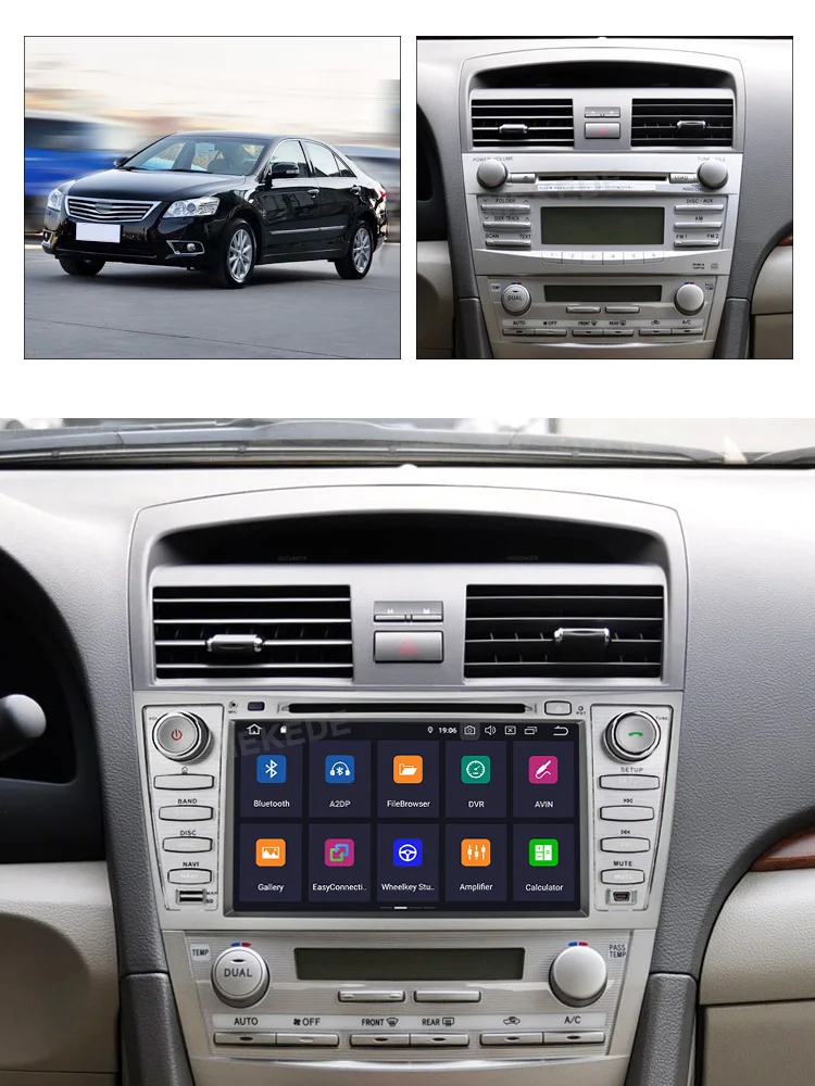 Sale PX5 Android 9.0 Car Multimedia Player 2 din car radio for toyota camry 2007 2008 2009-2011with navigation car stereo head unit 6