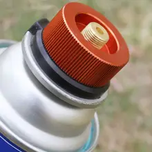 Открытый конфорки преобразования плоский бак газовая бутылка круглый конвертер принадлежности для барбекю 1111