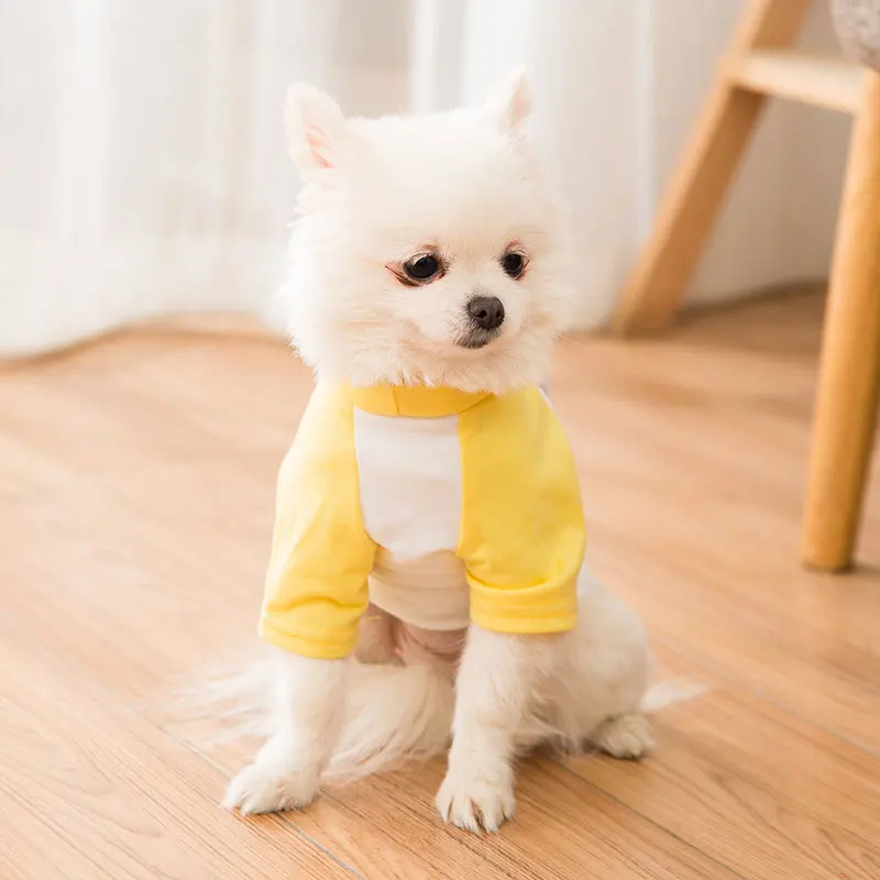 Dog T-shirt Pet Three-dimensional Pattern Clothes Small Puppy Cat Teddy Bear Bomei Summer Thin Vest 05