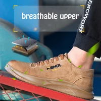 Men's Outdoor Steel Toe Construction Sneakers